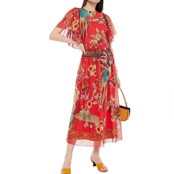 Valentino Bird Of Paradise Dress